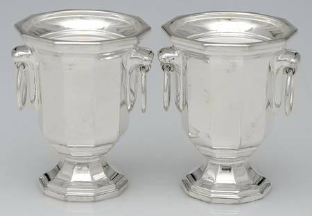 Italy Silverplate Hollowware Toothpick Holder (Set/2)