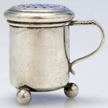 Netherlands Sterling Hollowware Individual Salt Shaker