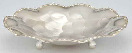 Germany Silverplate Hollowware 8" Bon Bon Bowl