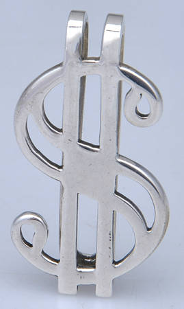 Mexico Sterling Hollowware Money Clip