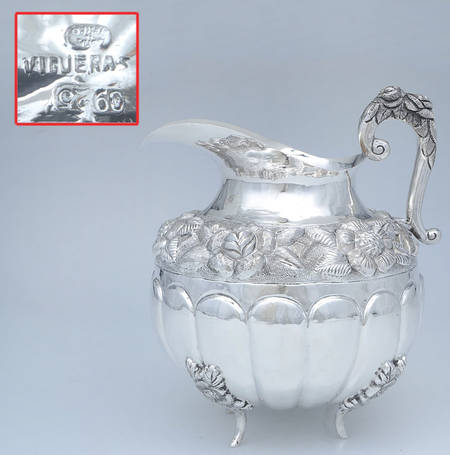 Aztec Rose (Sterling, Hollowware) by Unknown Manufacturer