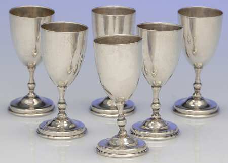 Mexico Sterling Hollowware Cordial Cup - Set of 6