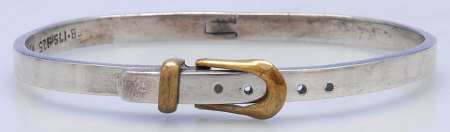 Mexico Sterling Hollowware Sterling Bracelet