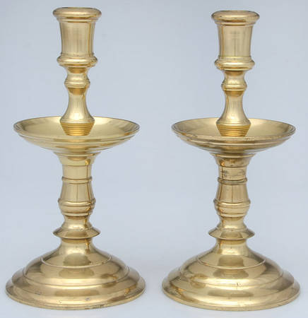 Brass Candlesticks Pair of 8" Candlesticks