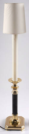 Brass Candlesticks Electric Candlestick & Shade