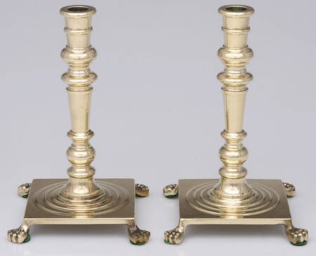 Brass Candlesticks Pair of 8" Candlesticks