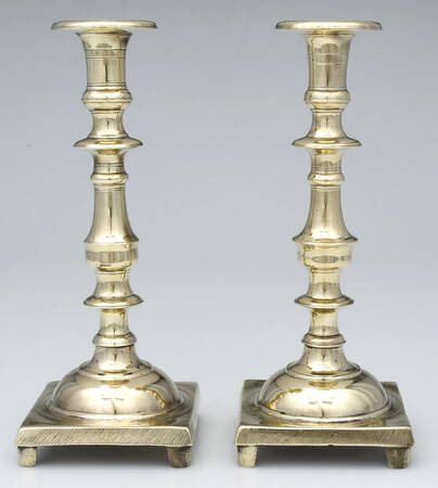 Brass Candlesticks Pair of 9" Candlesticks