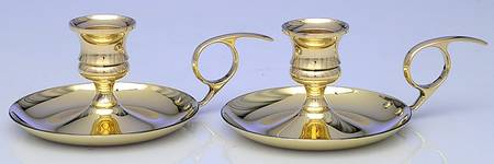Brass Candlesticks Pair of Candlesticks