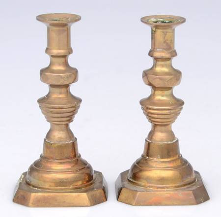 Brass Candlesticks Pair of 4" Candlesticks