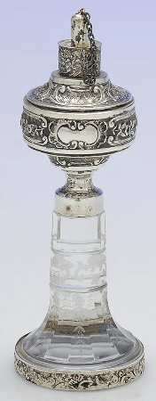 Germany Sterling Hollowware Sterling Mini Oil Lamp