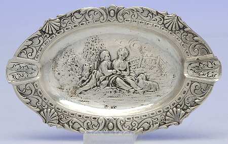 Germany Sterling Hollowware 4" Ashtray