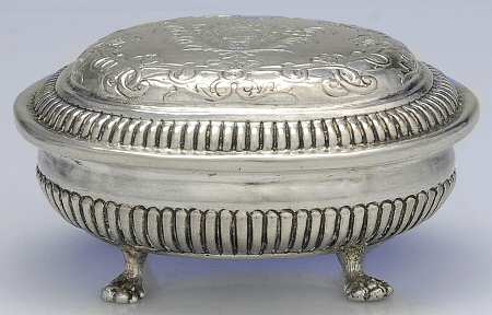 Germany Sterling Hollowware Covered Box