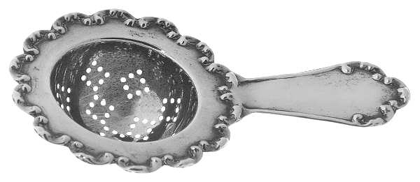 Mexio Sterling Flatware Solid Individual Overcup Tea Strainer