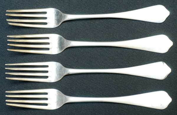 Austria Sterling Flatware Fork - Set of 4