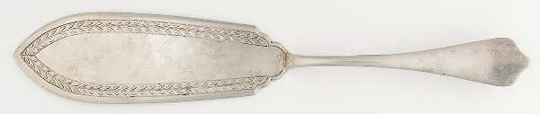 Austria Sterling Flatware Large Solid Fish Server