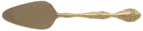 UNF949 (Gold Electroplate) Solid Cheese Server
