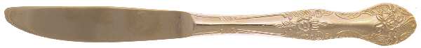 UNF949 (Gold Electroplate) Modern Solid Knife