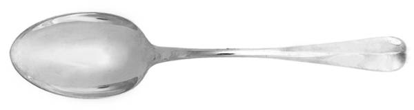 Italy Silverplate Flatware Solid Platter Spoon