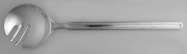Italy Silverplate Flatware Solid Salad Serving Fork