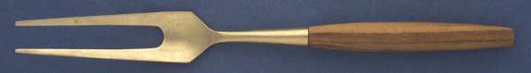 UNF969 (Brass) Large Stainless-Prong Roast Carving Fork