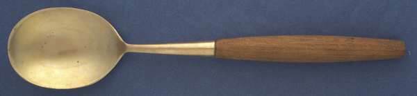 UNF969 (Brass) Solid Salad Serving Spoon