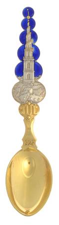 Denmark Sterling Flatware Souvenir Spoon