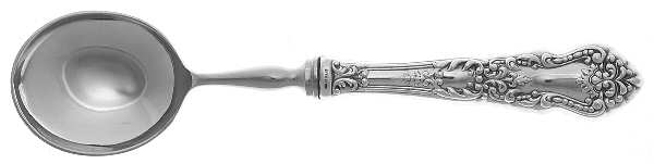 UNF997 (Sterling, England) Round Bowl Soup Spoon W/Hollow Handle (C)