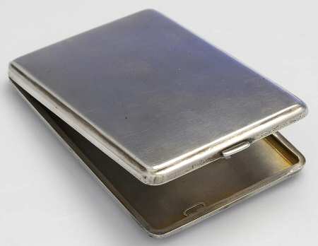 Austria Sterling Hollowware Cigarette Case