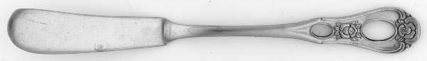 USI43 (Stainless) Flat Handle Master Butter Knife