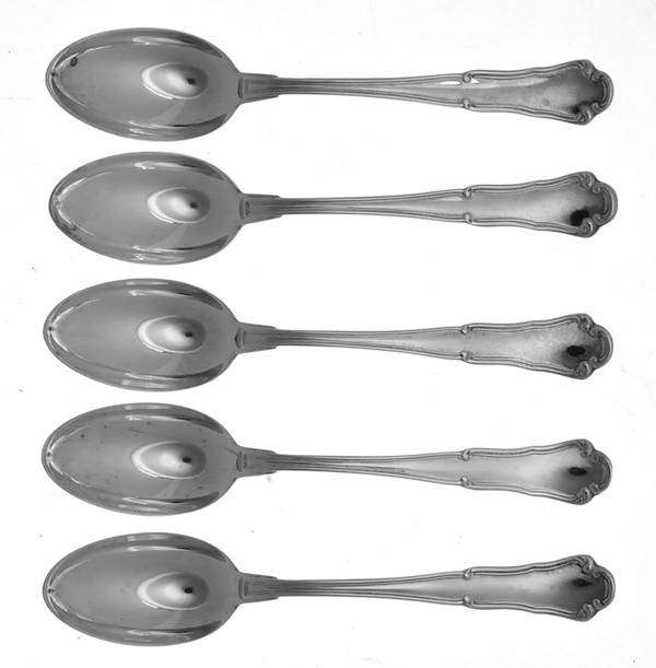 Italy Sterling Flatware (Set of 5) Demitasse Spoons