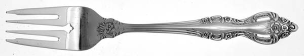 Romantic Rose (Silverplate) Individual Salad Fork