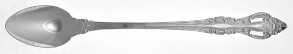 Romantic Rose (Silverplate) Iced Tea Spoon