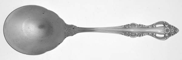 Romantic Rose (Silverplate) Solid Shell Casserole Spoon