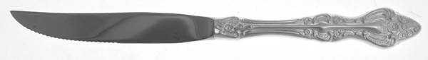 Romantic Rose (Silverplate) Individual Steak Knife Hollow Handle