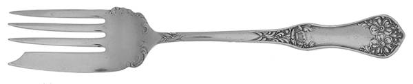 UNF1036 (Nickel) Medium Solid Cold Meat Serving Fork