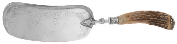 Sterling Stag Flatware Hollow Handle Crumb Knife/Crumber Plated Blade