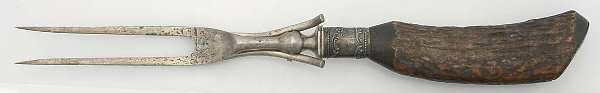 Sterling Stag Flatware Large Stainless-Prong Roast Carving Fork