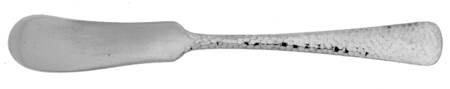 Hammered (Silverplate) Flat Handle Butter Spreader