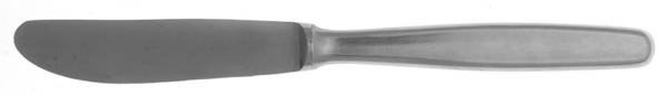 UNF1039 (Stainless) Modern Hollow Butter Spreader (Stainless)
