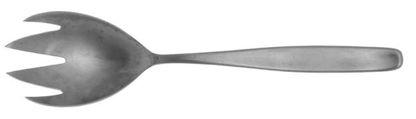 UNF1039 (Stainless) Solid Salad Serving Fork