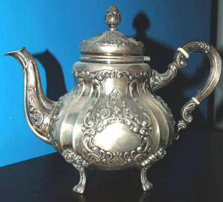 800-3 (Sterling, Hollowware) Teapot