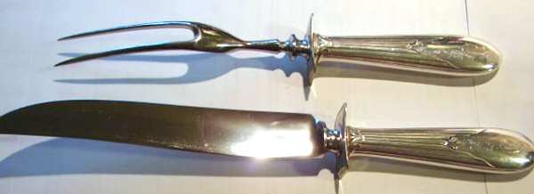 UNF1054 (Sterling) Large Stainless-Prong Roast Carving Fork
