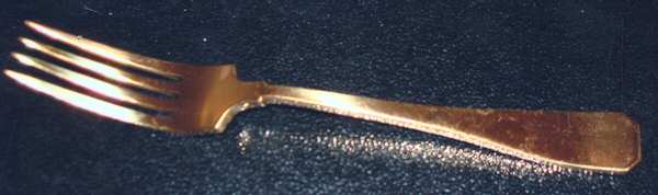 Golden Ray (Gold Electroplate) Fork