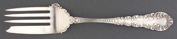 E3S2 (Sterling) Small Solid Cold Meat Serving Fork