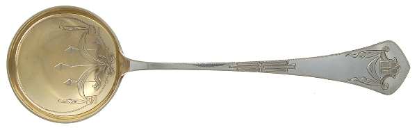 European Style Sterling Flatware Poached Egg Server, Solid Piece