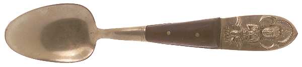Siam-Brown (Brass)-Brown Handle Teaspoon