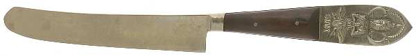 Siam-Brown (Brass)-Brown Handle New French Hollow Knife