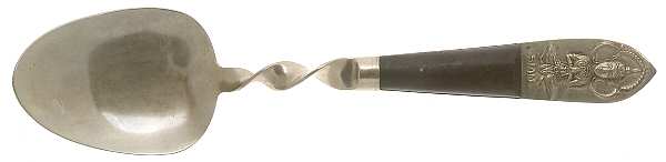 Siam-Brown (Brass)-Brown Handle Tablespoon (Serving Spoon)