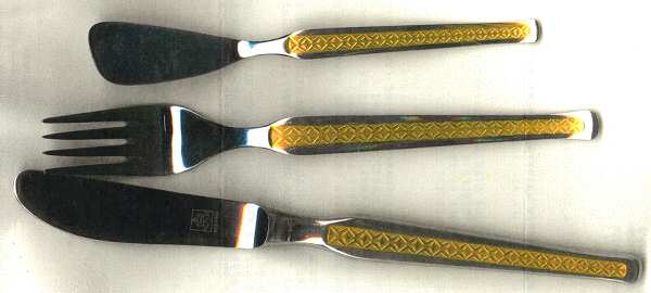 Nicrclux (Stainless, Gold Accent) Fork