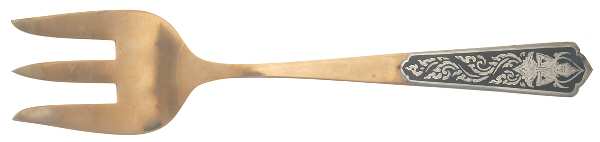 Siam-Fanco (Bronzeware) Solid Serving Fork